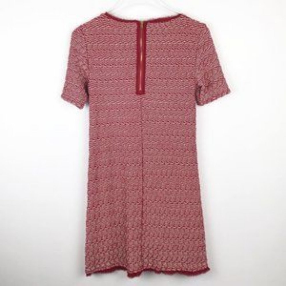 Anthropologie Maeve Dora Shift Wine Red Dress Size‎ XS - Picture 6 of 8